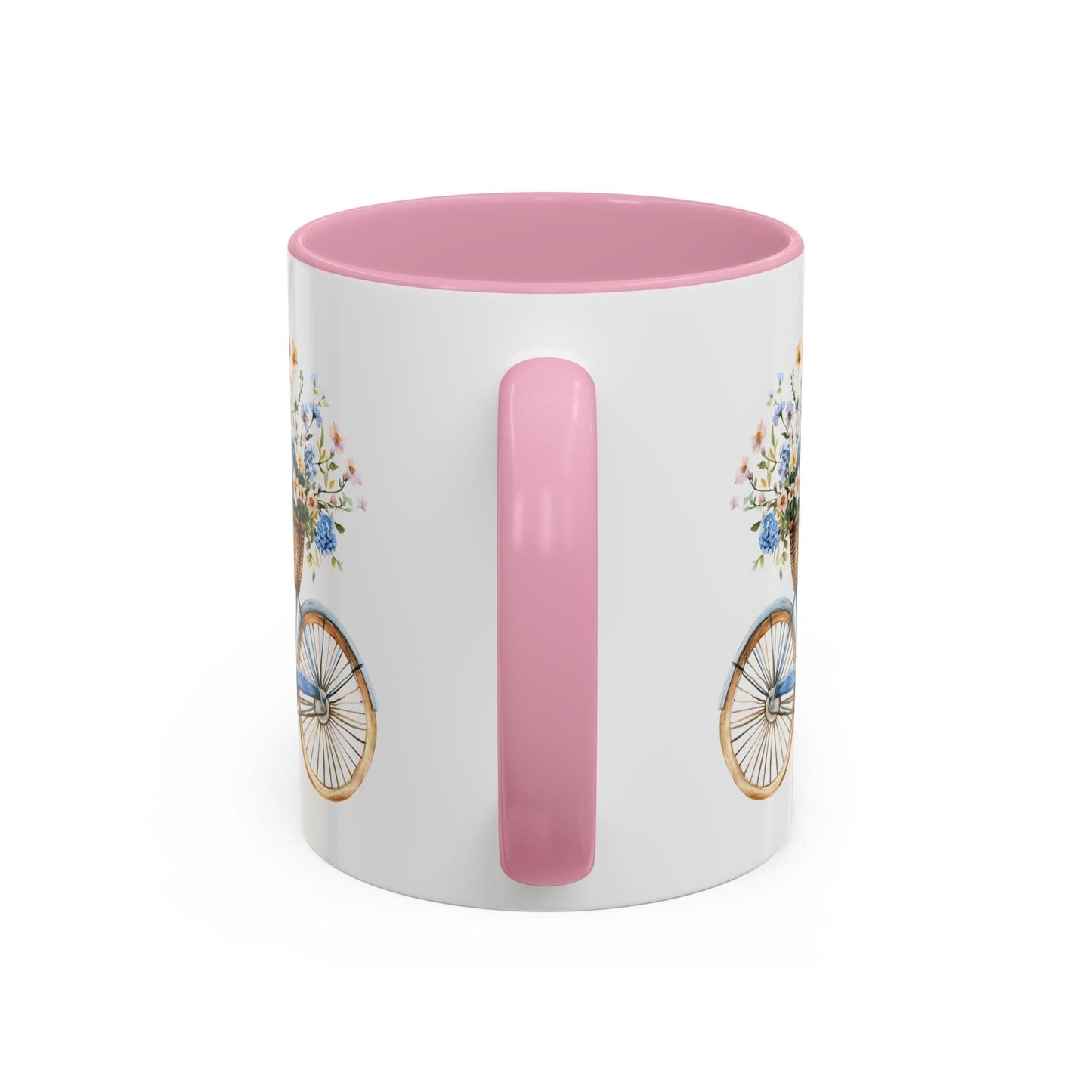 Vintage Bicycle with Basket of Wildflowers Mug (11/15oz)