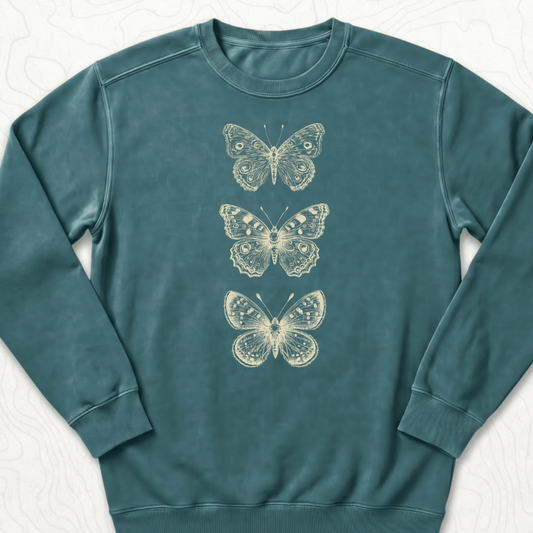 Vintage Butterflies Sweatshirt