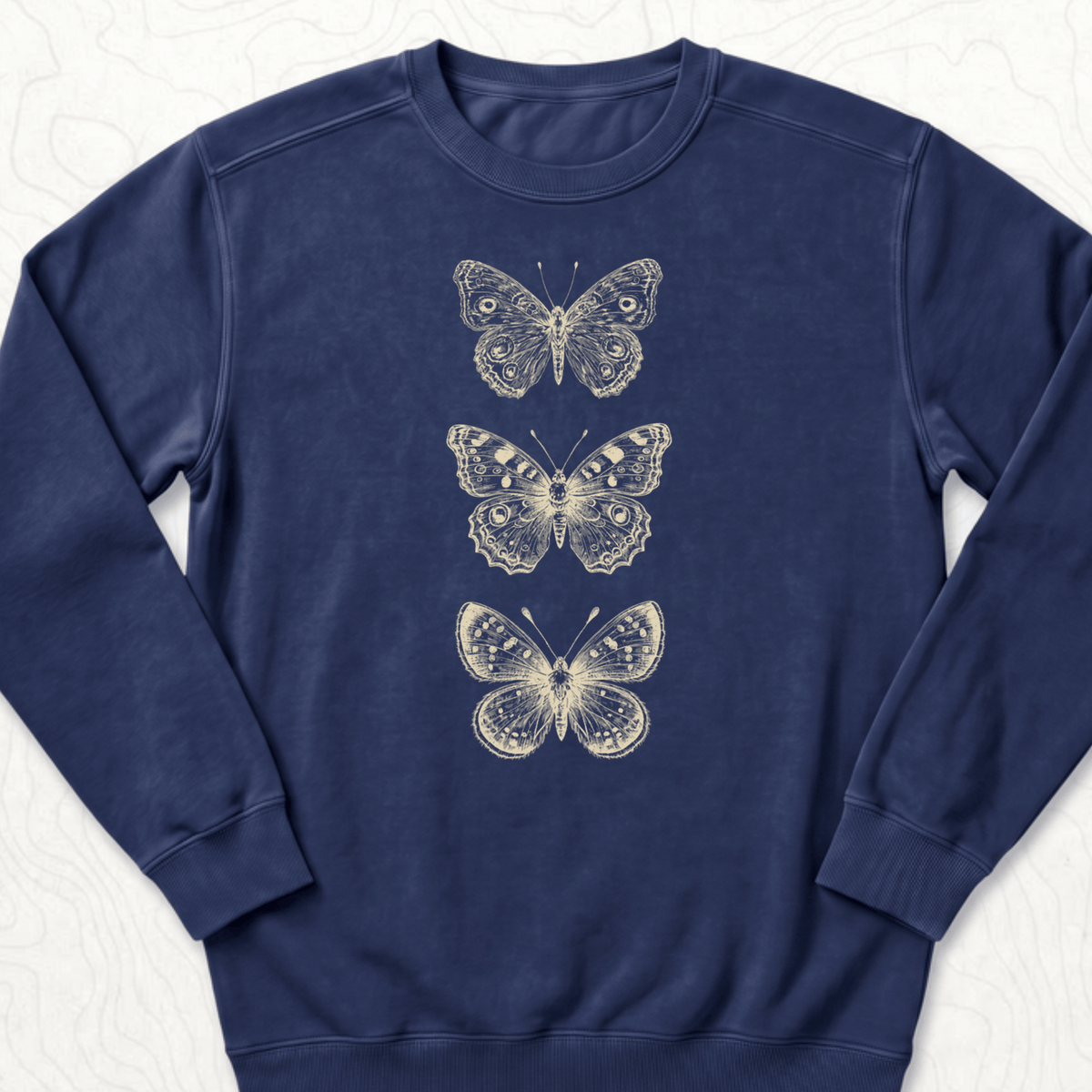 Vintage Butterflies Sweatshirt