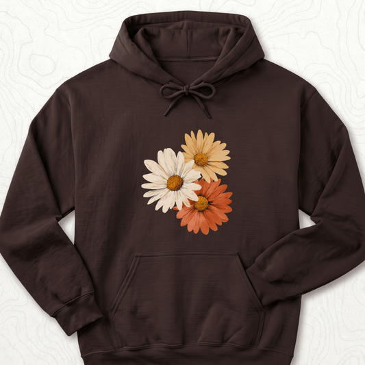 Vintage Daisy Trio Hoodie