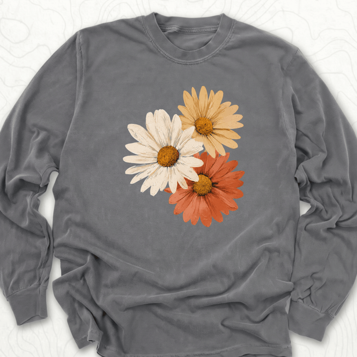 Vintage Daisy Trio LS T-shirt