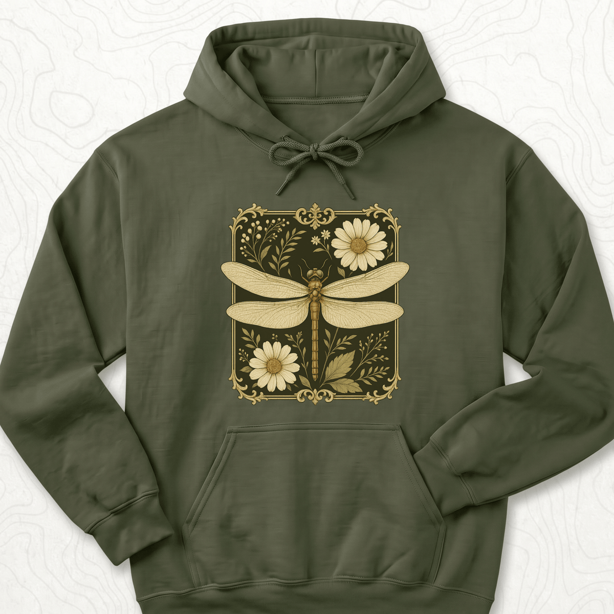 Vintage Dragonfly Hoodie