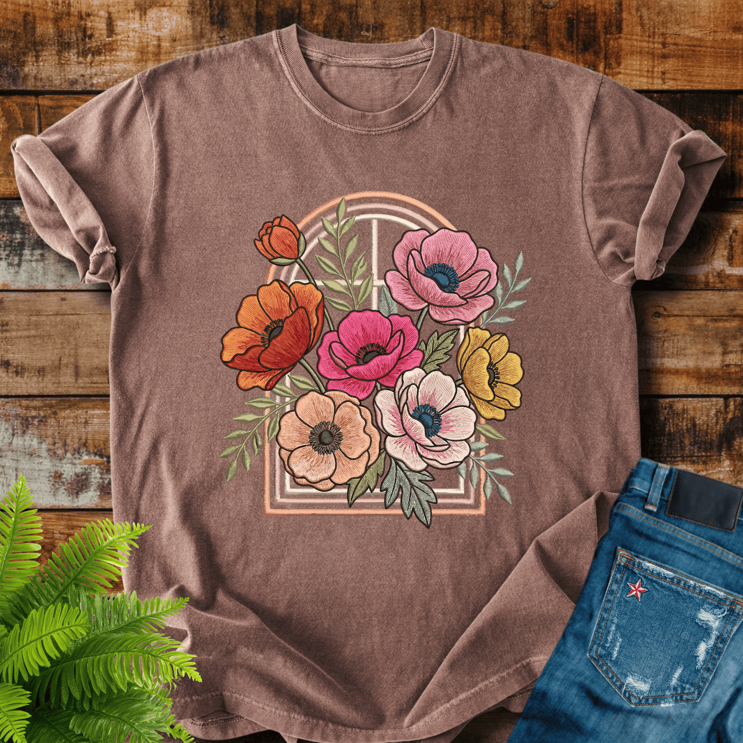 Vintage Floral Bouquet T-shirt