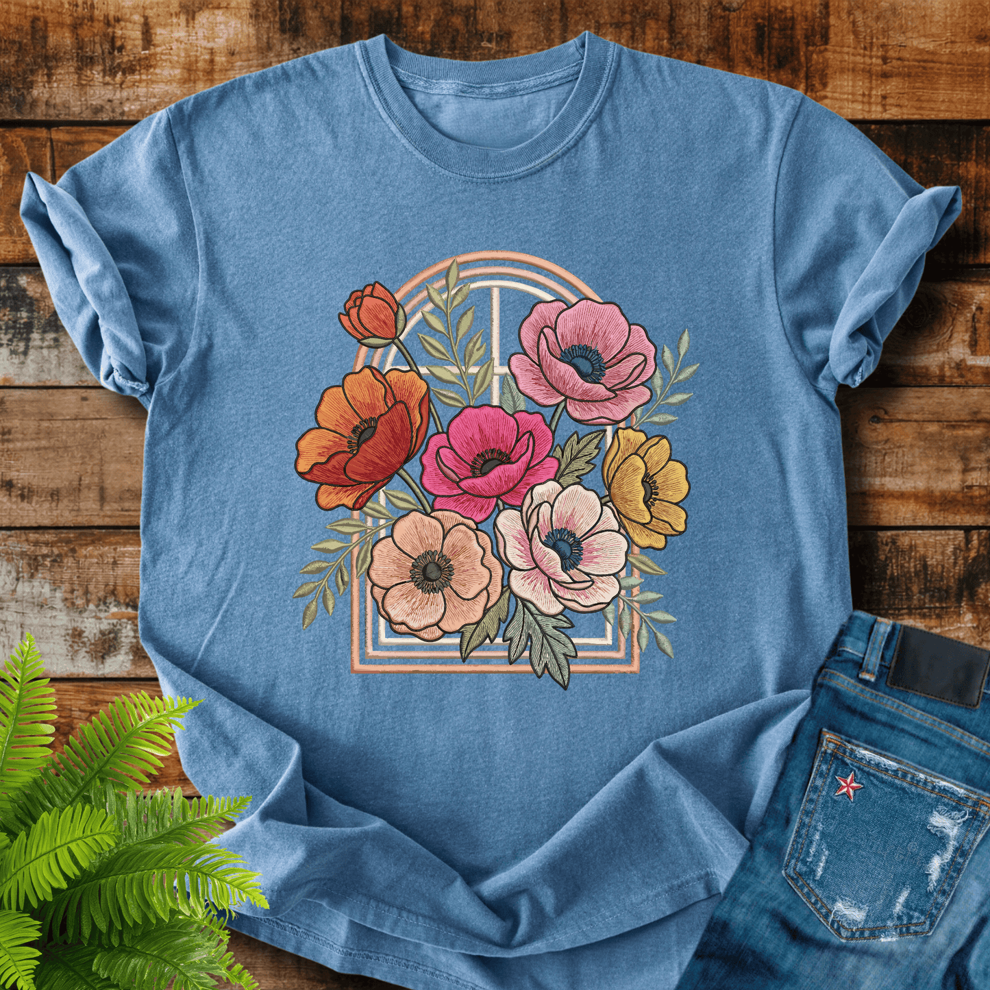 Vintage Floral Bouquet T-shirt