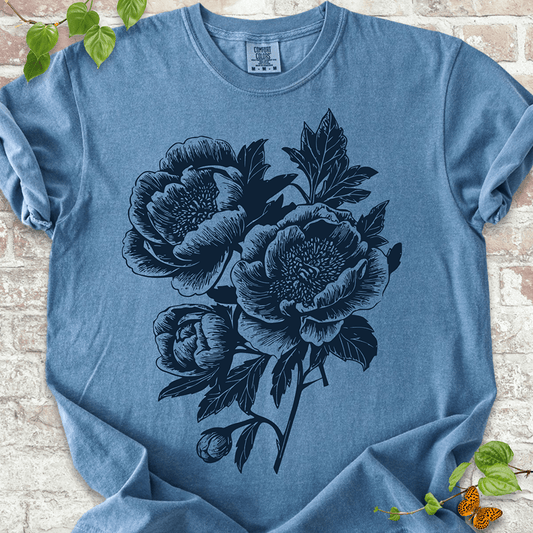 Vintage Peonies T-shirt