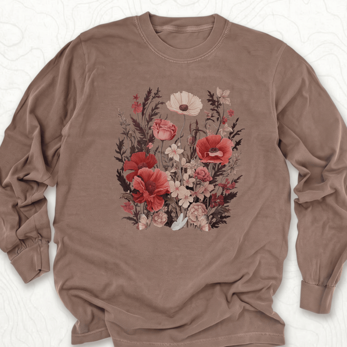 Vintage Wildflowers LS T-shirt