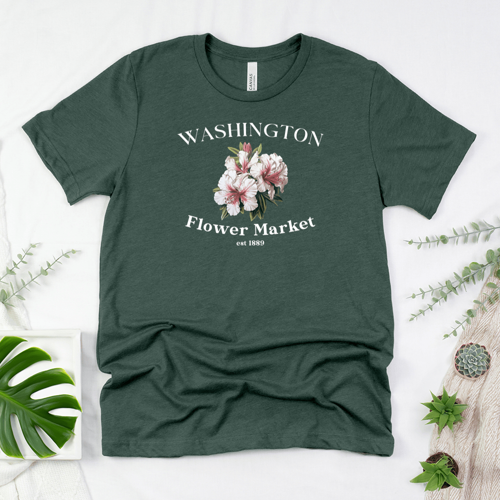Washington Flower Market Unisex Tee