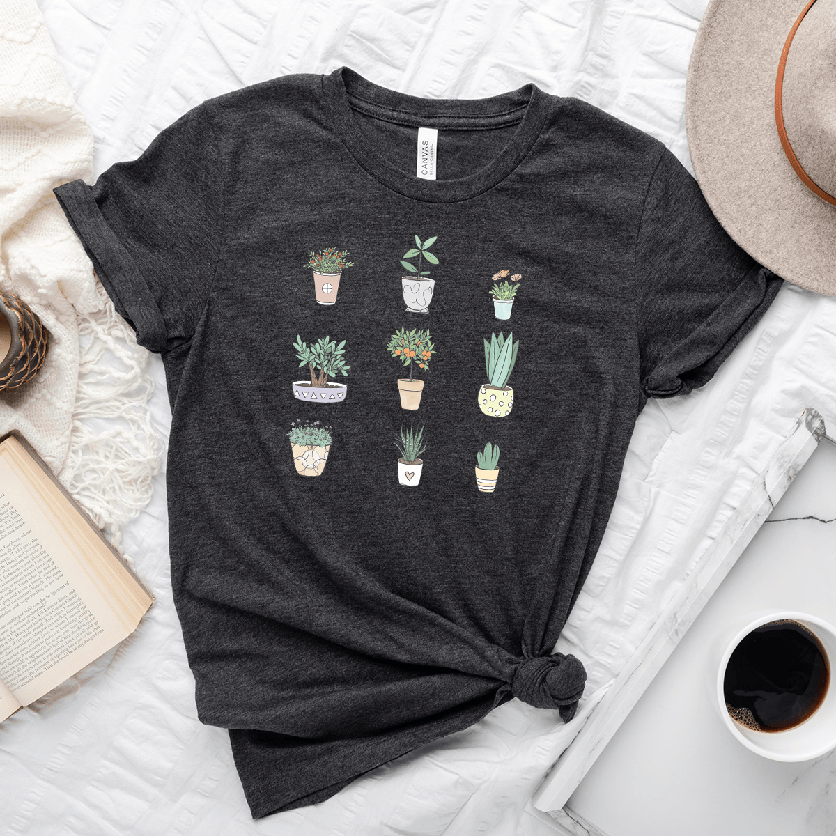 Watercolor Plants Unisex Tee