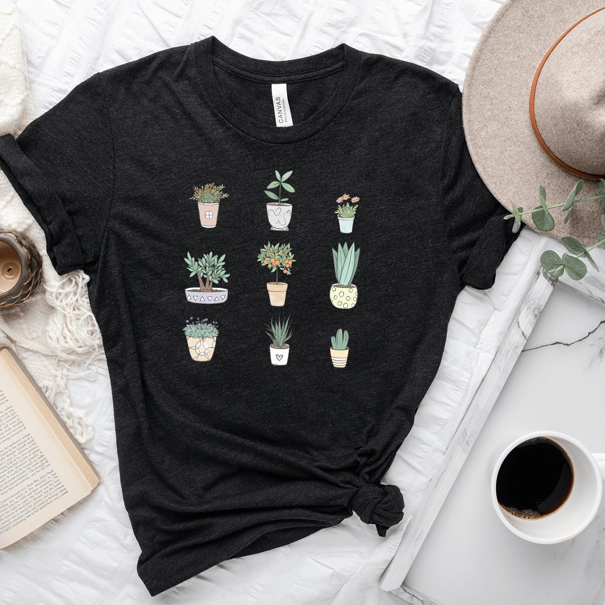 Watercolor Plants Unisex Tee