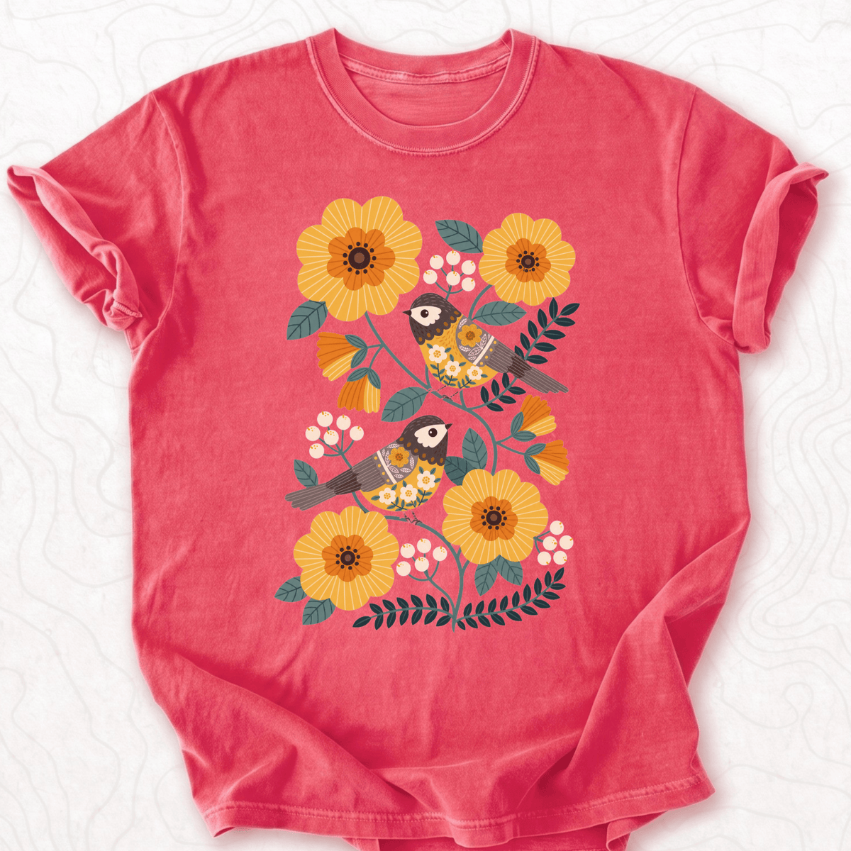 Floral Birds T-shirt