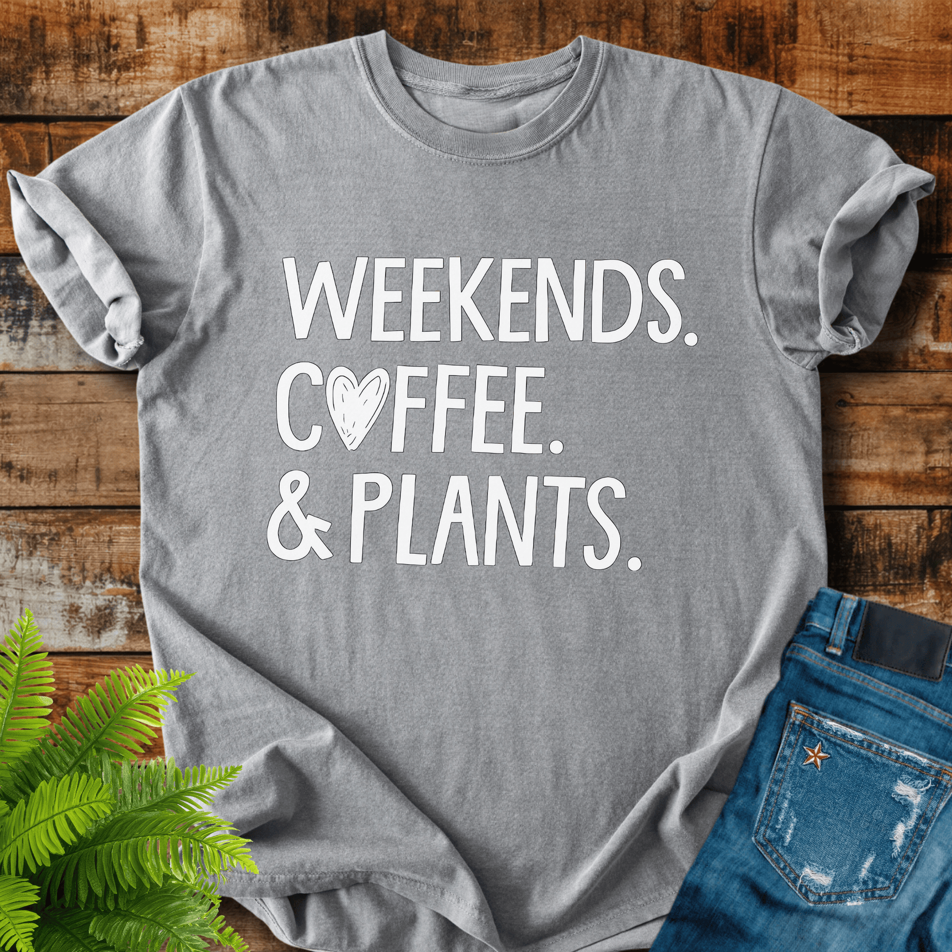 Weekends Coffee Plants T-shirt