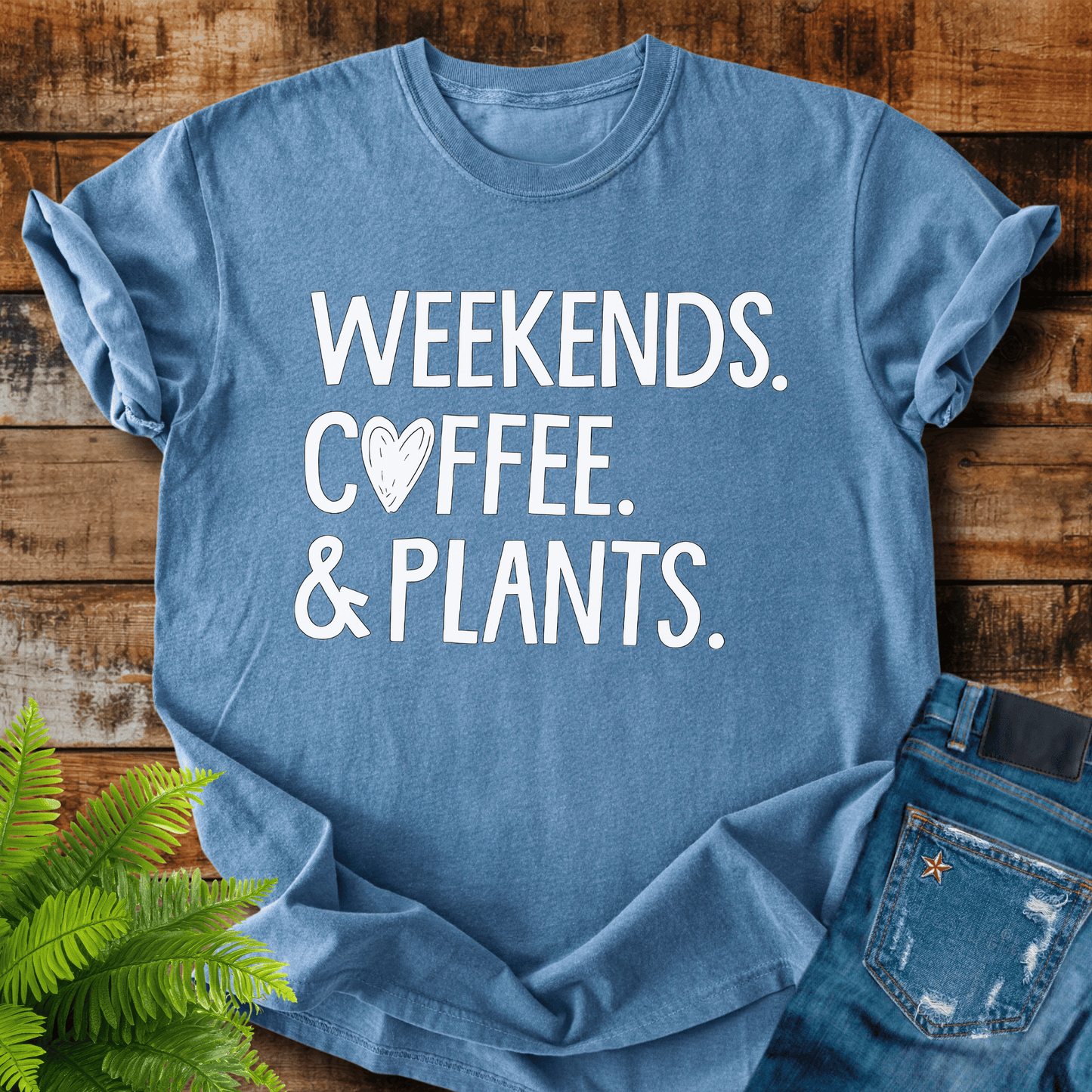Weekends Coffee Plants T-shirt