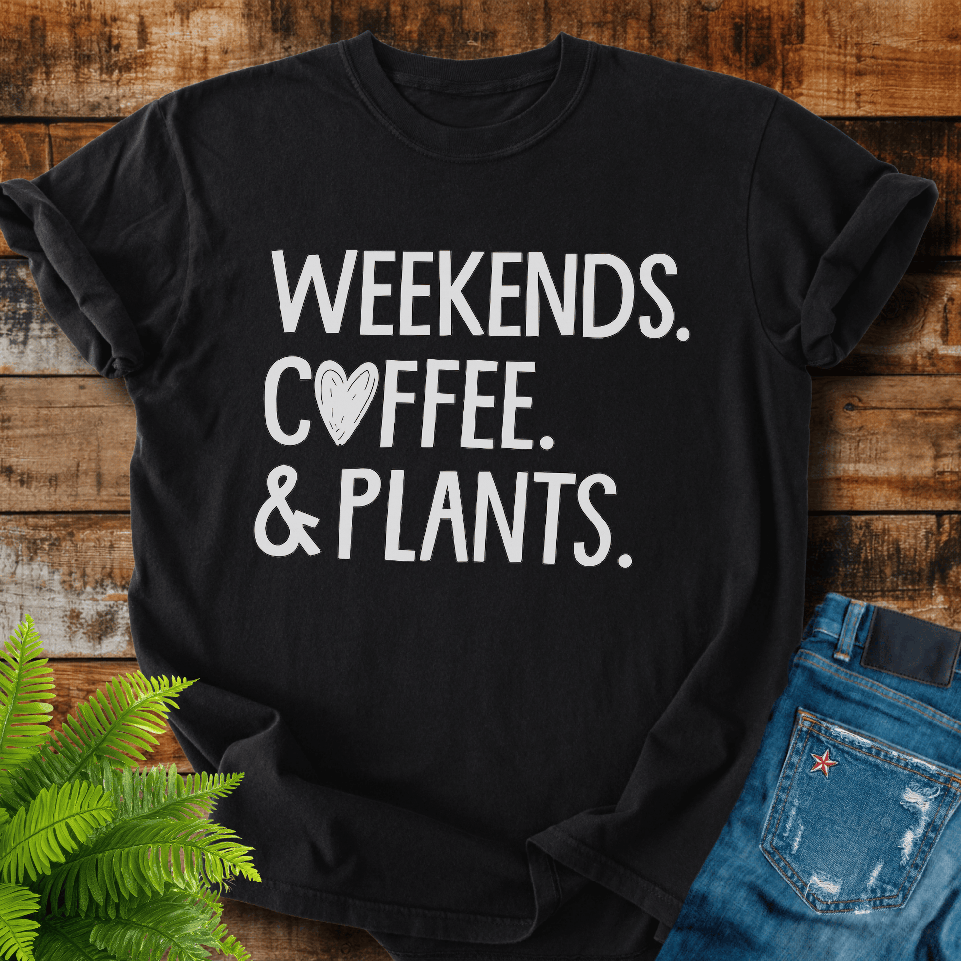 Weekends Coffee Plants T-shirt