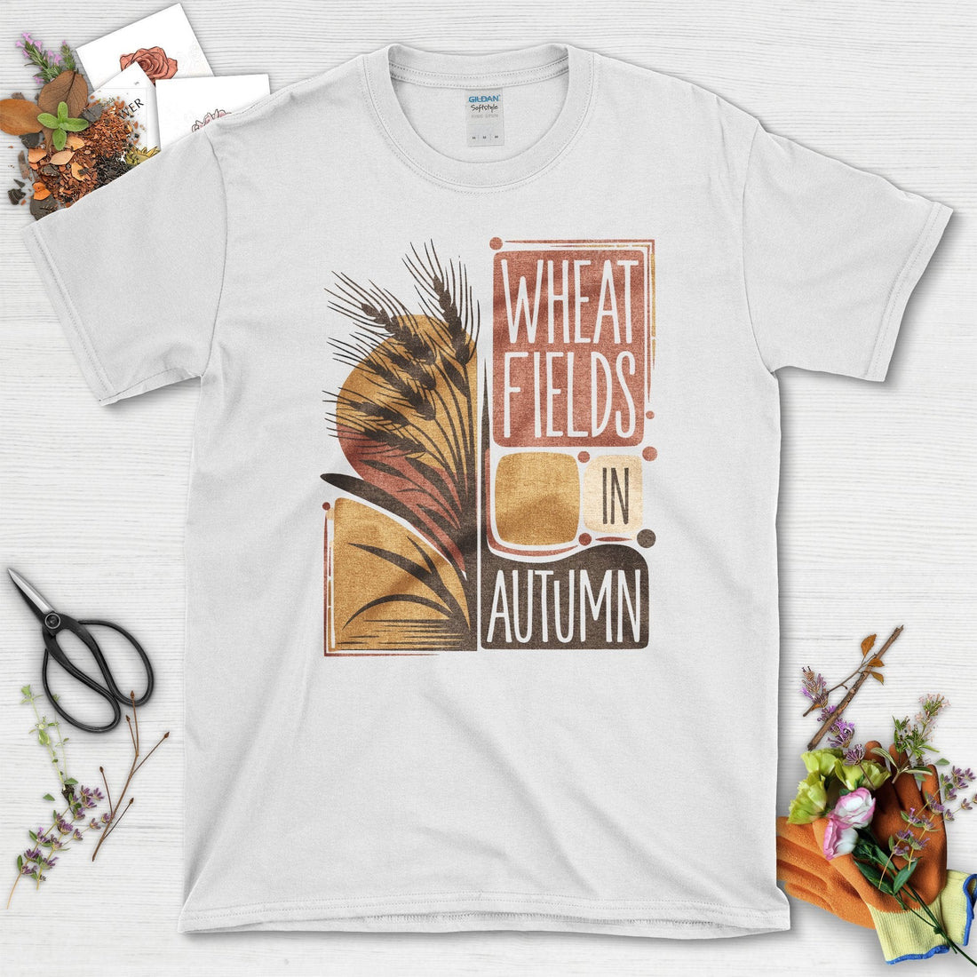 Wheat Fields in Autumn T-Shirt