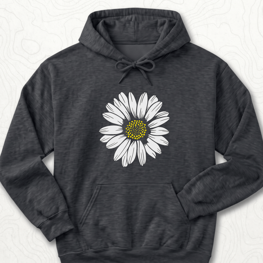 White Daisy Hoodie