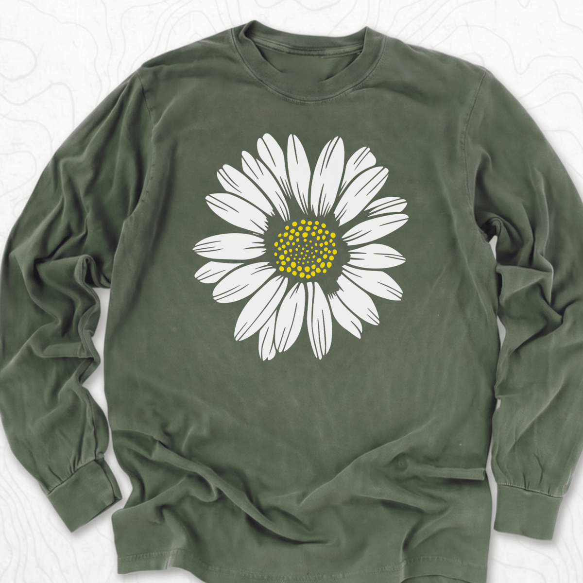 White Daisy LS T-shirt