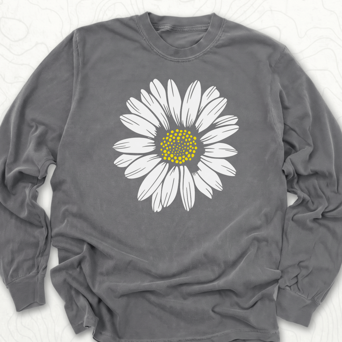 White Daisy LS T-shirt