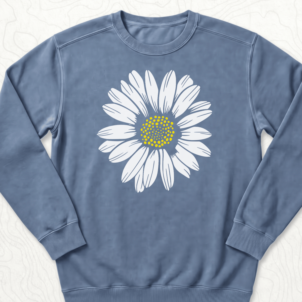 White Daisy Sweatshirt