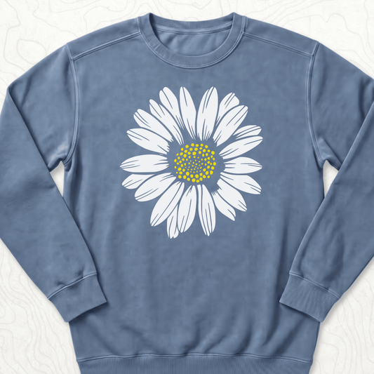 White Daisy Sweatshirt