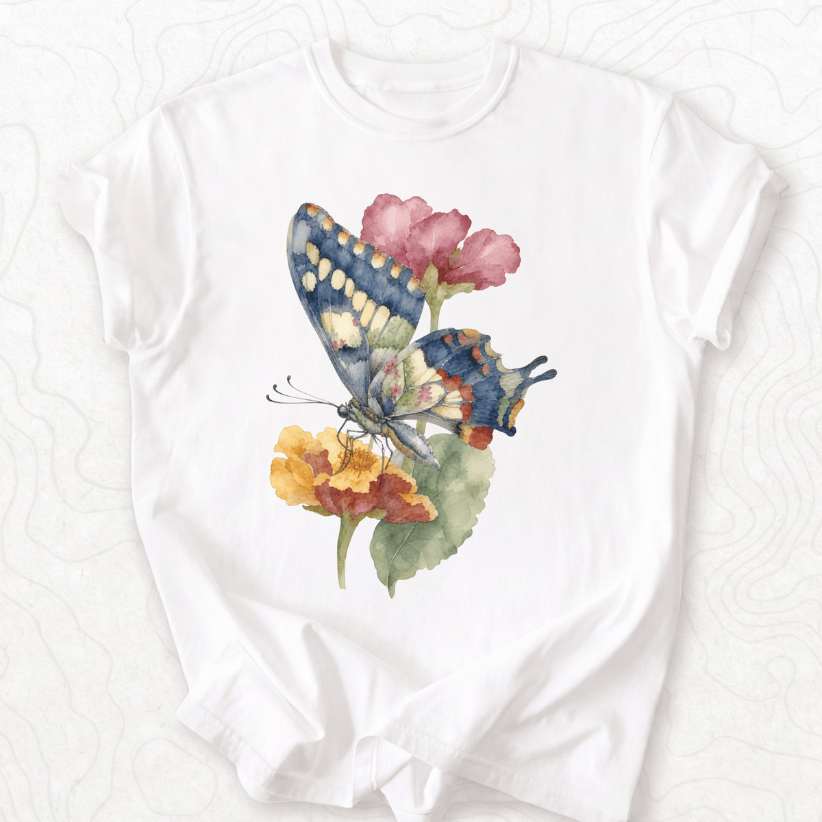 Butterfly Flowers T-shirt