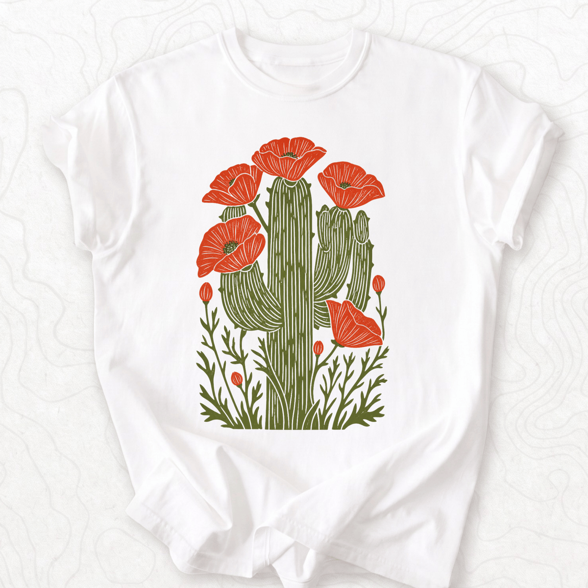 Cactus Poppies T-shirt