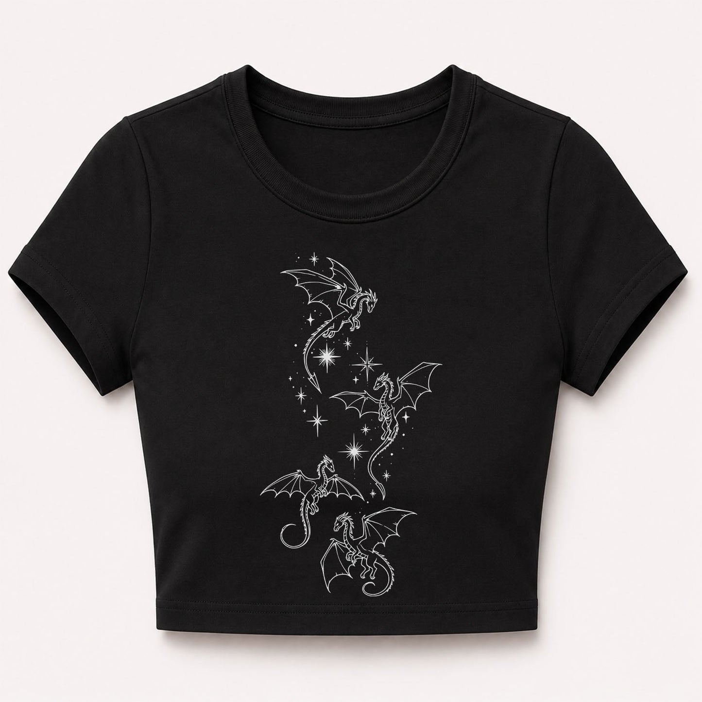 Flight of Dragons Cropped T-Shirt