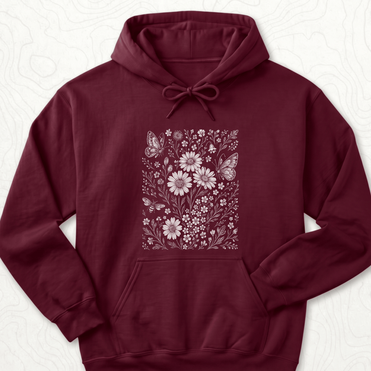 Wildflower Butterflies Hoodie
