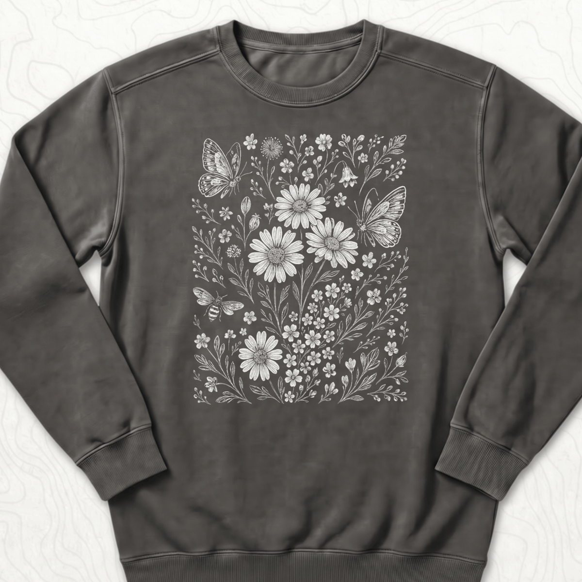 Wildflower Butterflies Sweatshirt