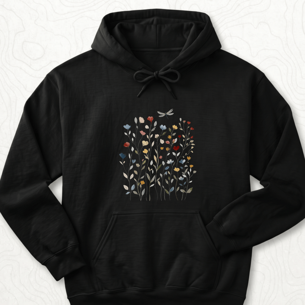 Wildflower Dragonfly Hoodie