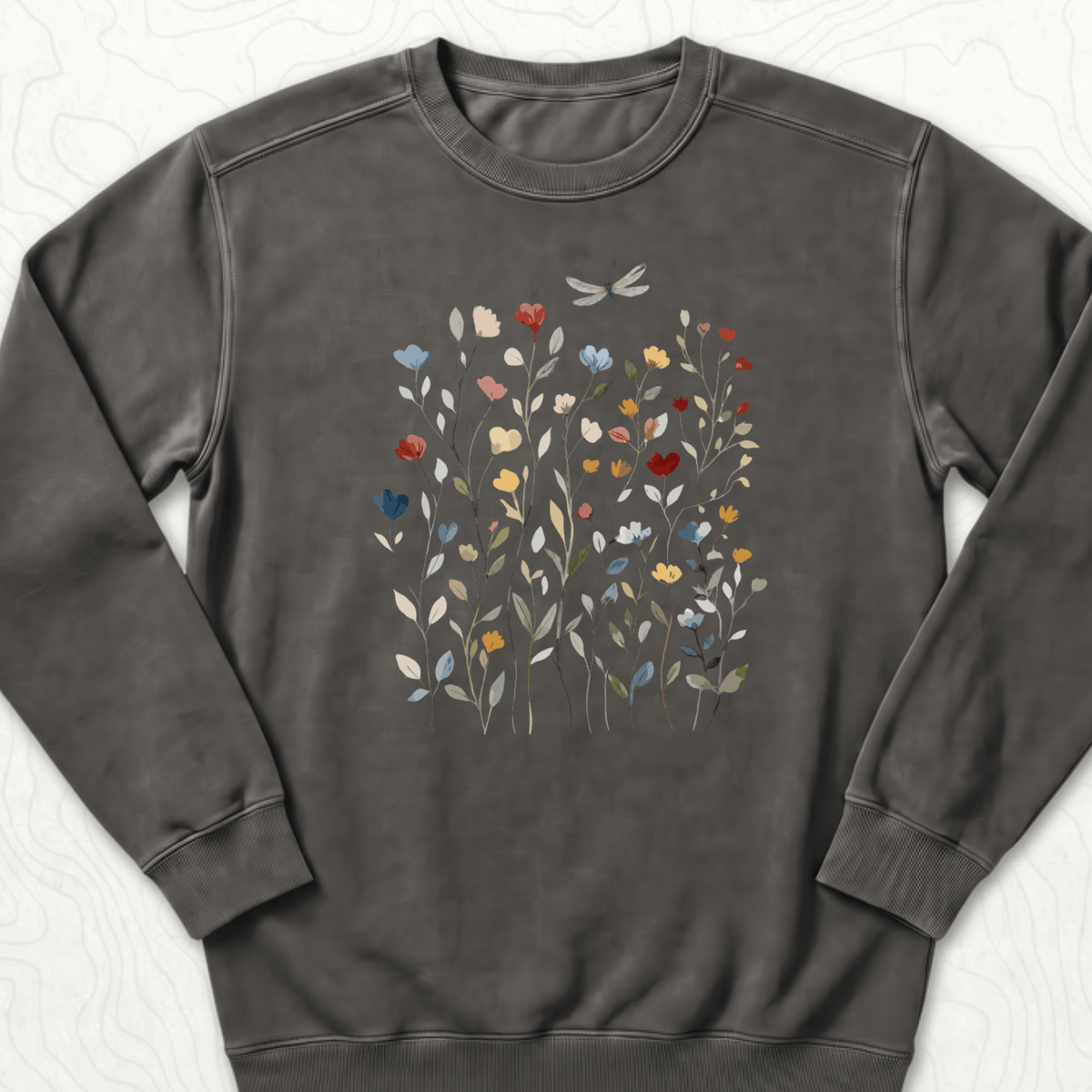 Wildflower Dragonfly Sweatshirt