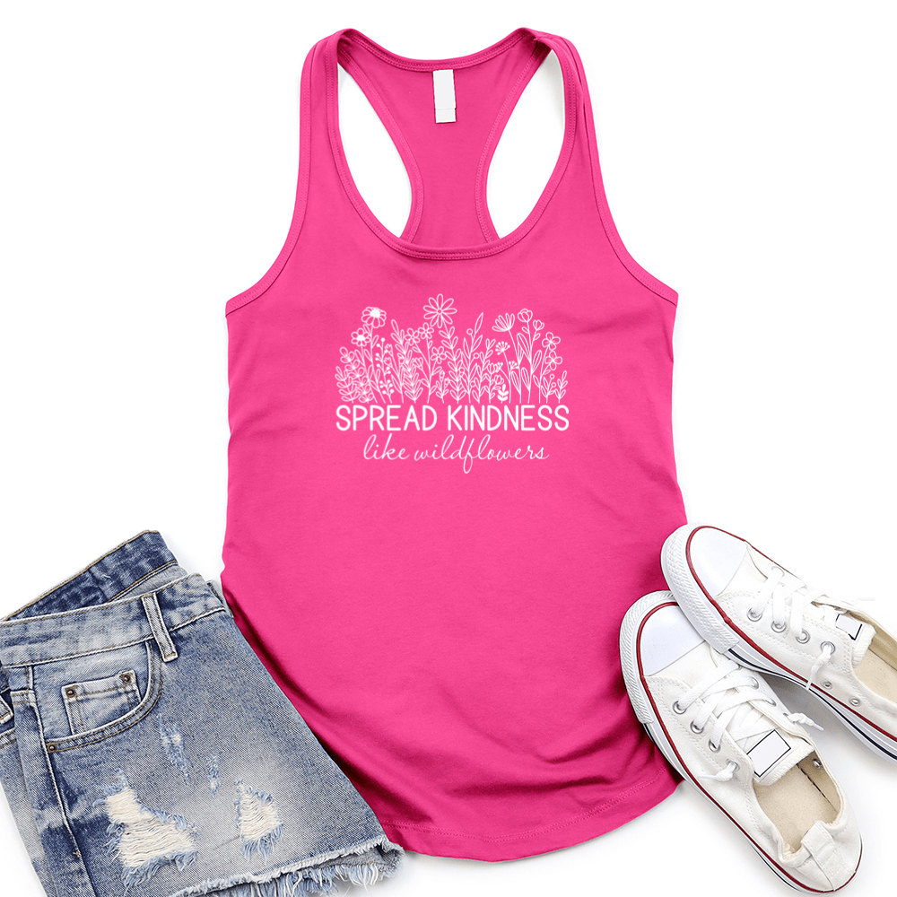 Wildflower Kindness Women's Racerback Tank Top