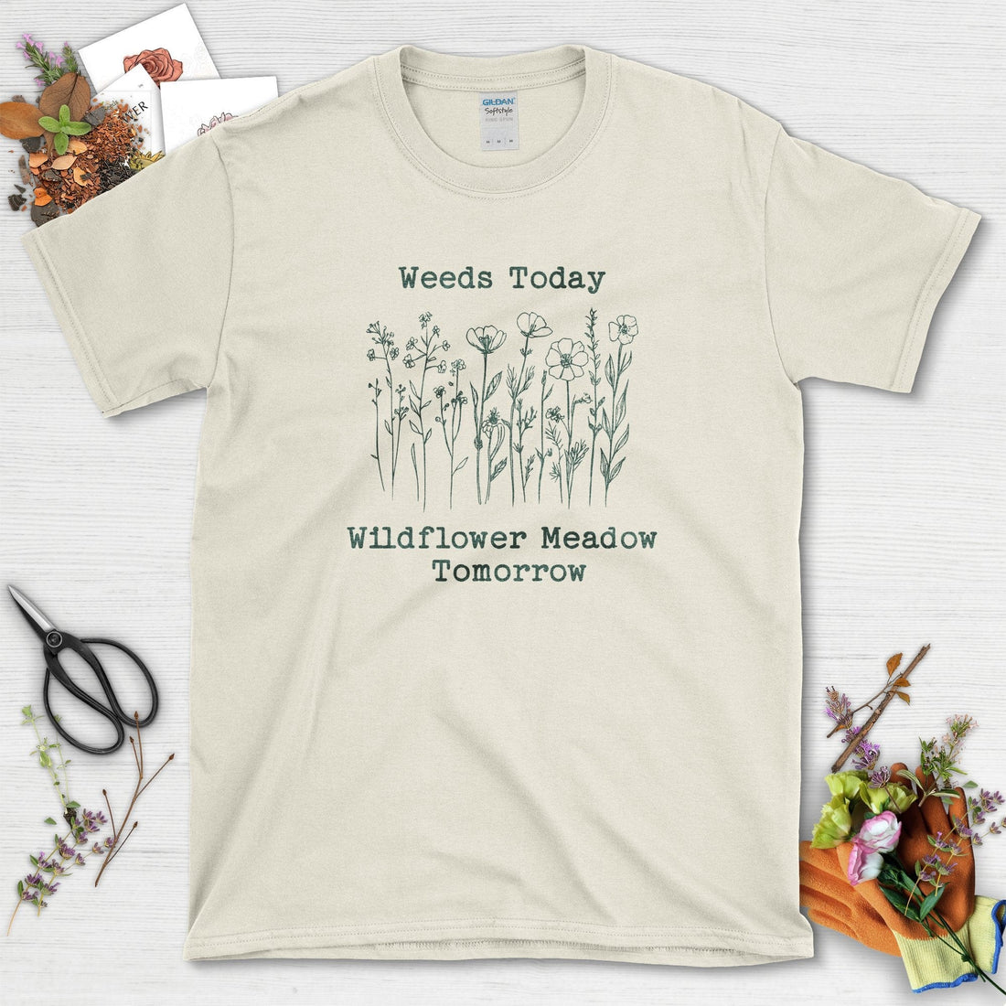 Wildflower Meadow Garden T-Shirt