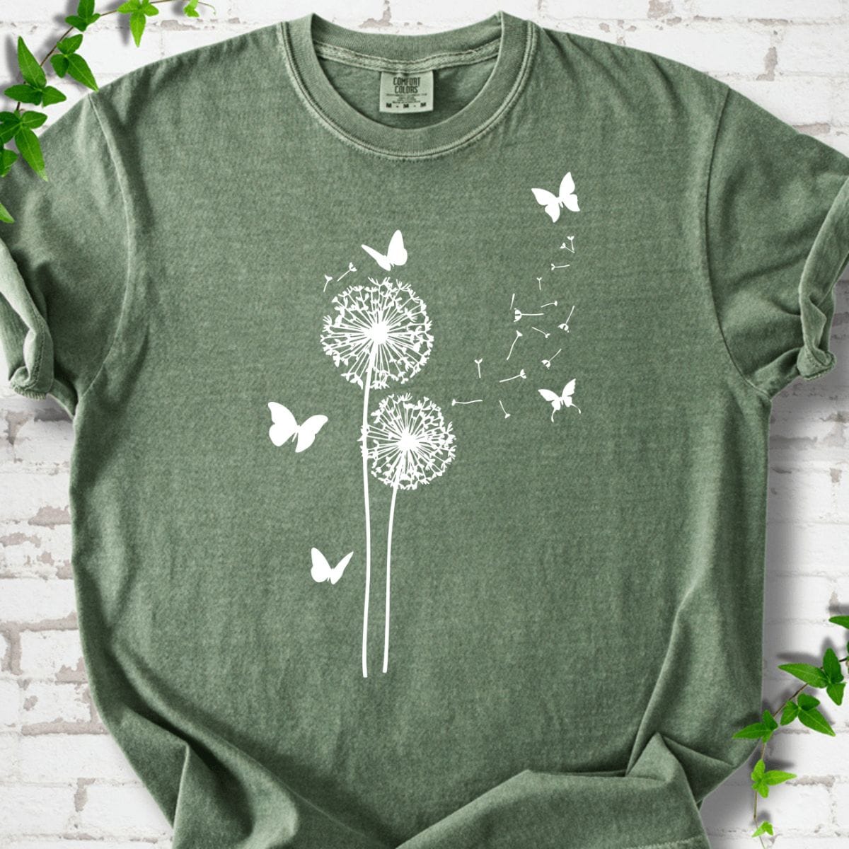 Wildflowers and Butterfly T-Shirt