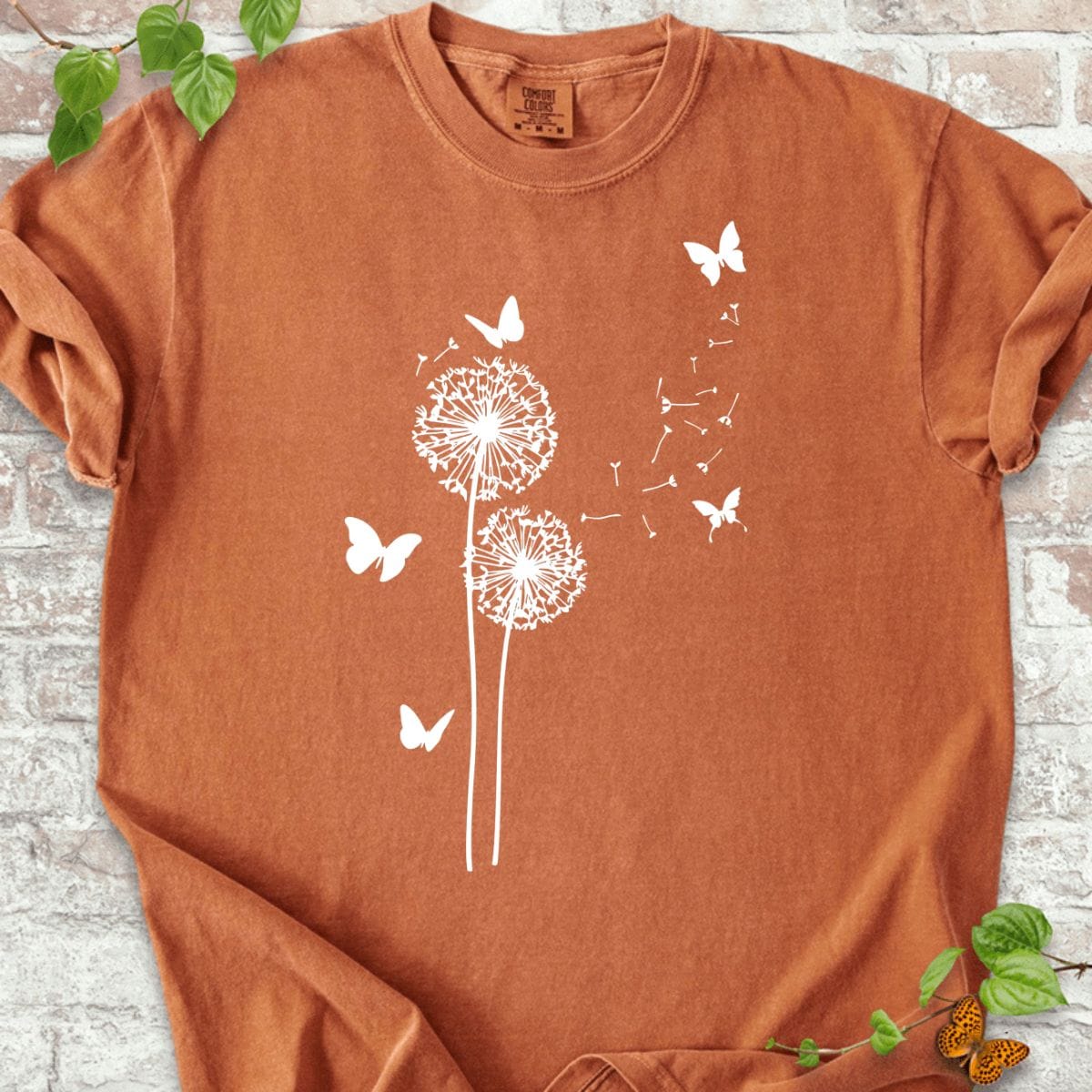 Wildflowers and Butterfly T-Shirt