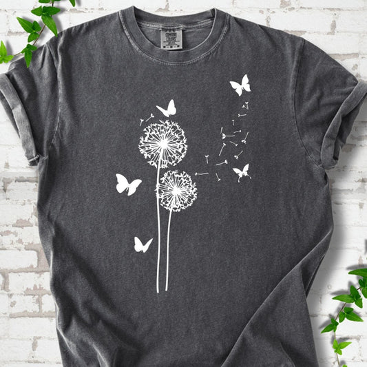 Wildflowers and Butterfly T-Shirt