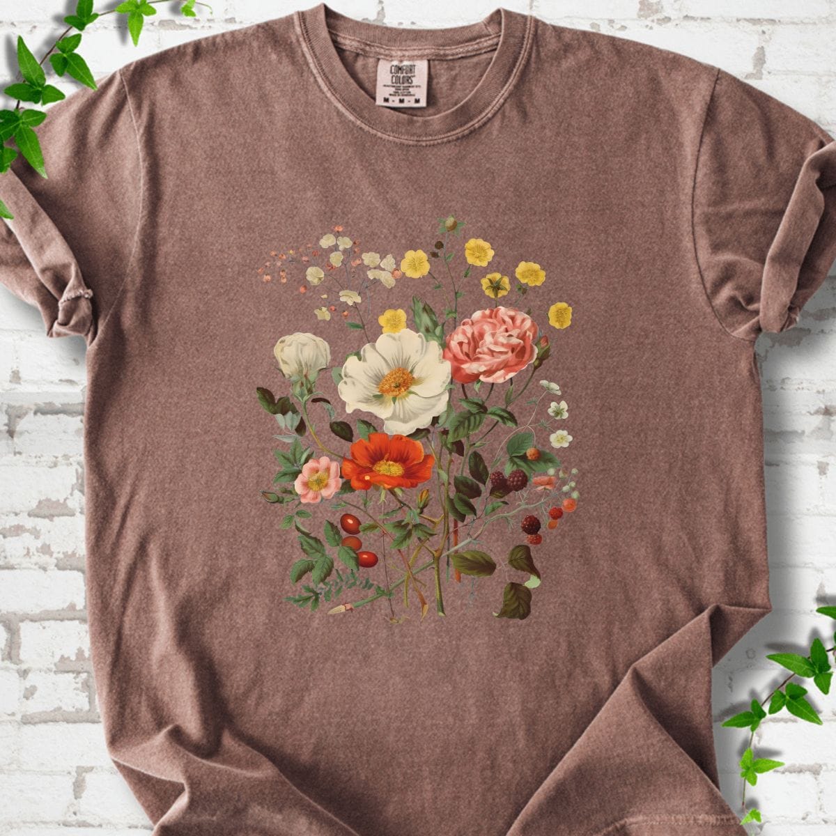 Wildflowers and Shrubs Vintage T-Shirt