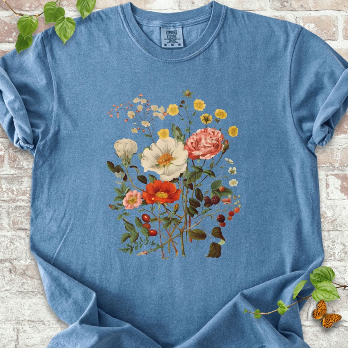Wildflowers and Shrubs Vintage T-Shirt