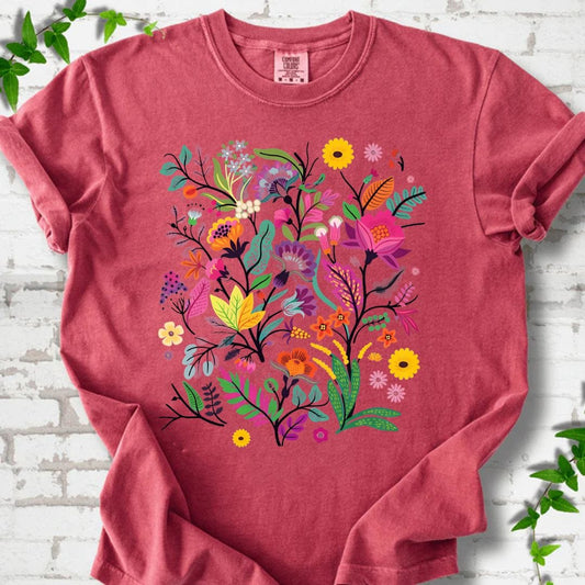 Wildflowers Art T-Shirt