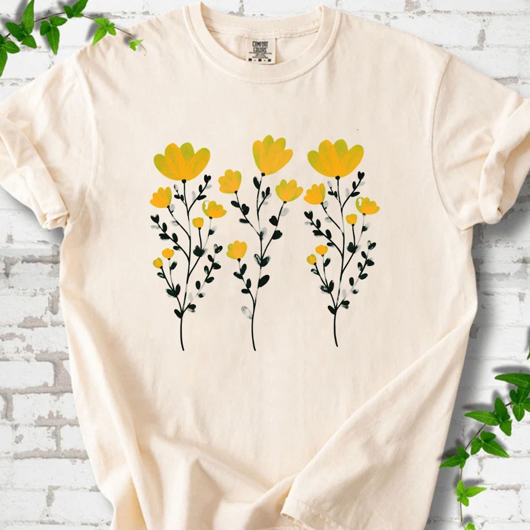 Wildflowers Art T-Shirt
