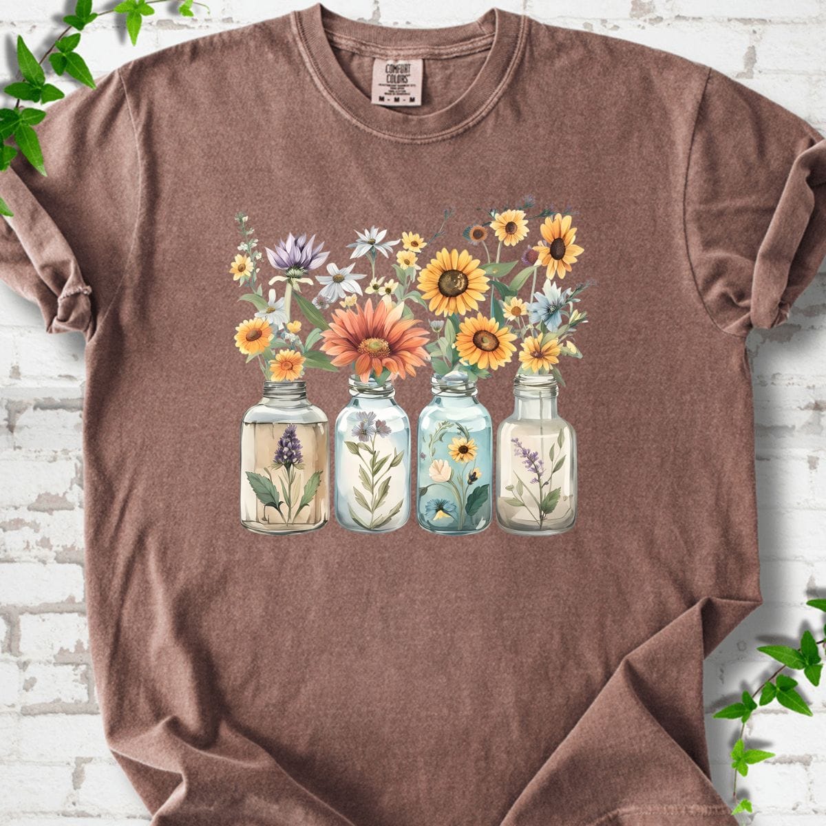 Wildflowers Can Art T-Shirt