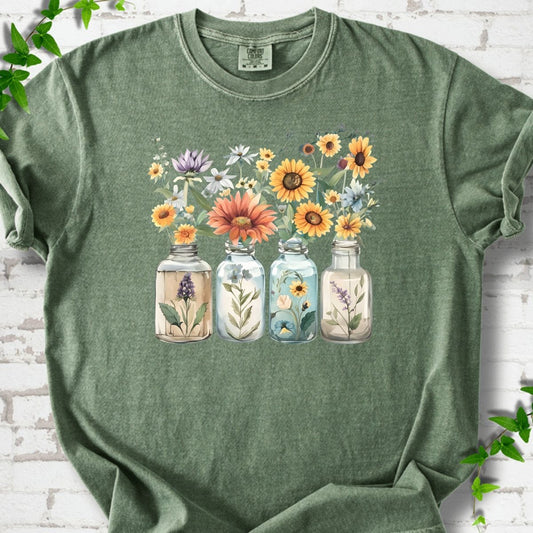 Wildflowers Can Art T-Shirt