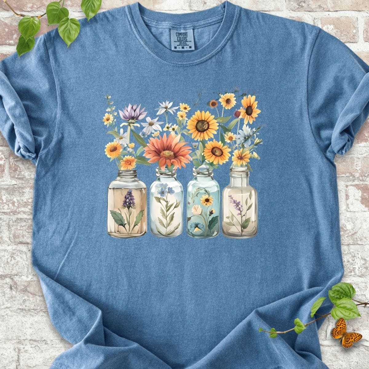 Wildflowers Can Art T-Shirt