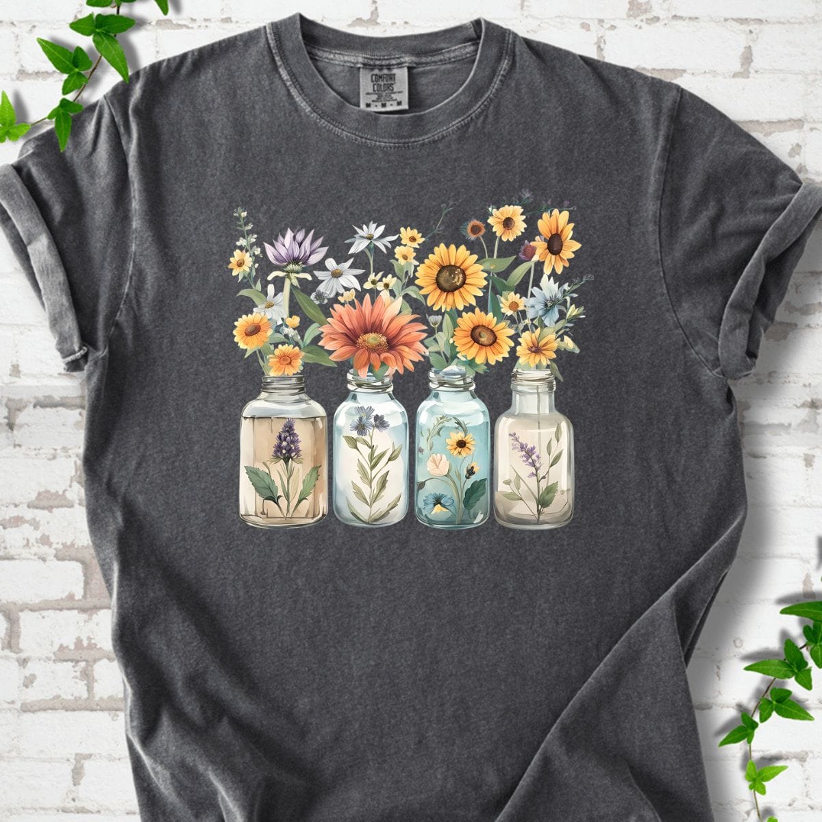 Wildflowers Can Art T-Shirt