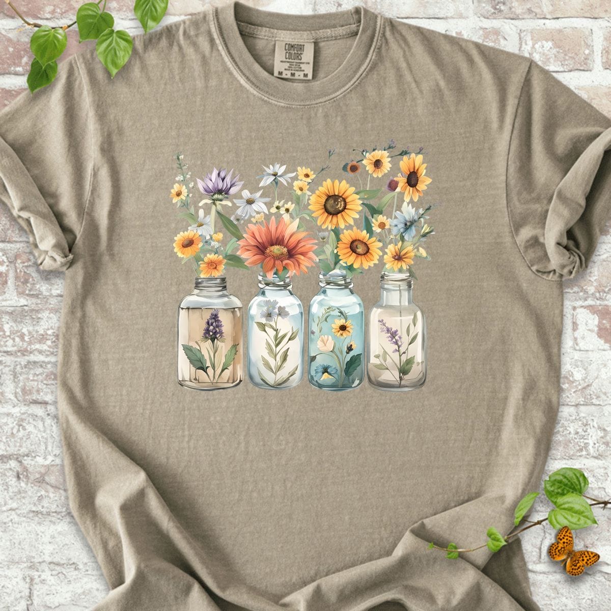 Wildflowers Can Art T-Shirt