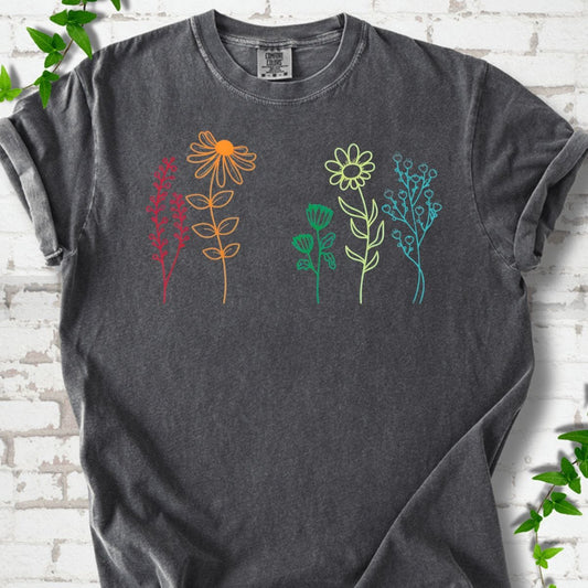 Wildflowers Draw T-Shirt