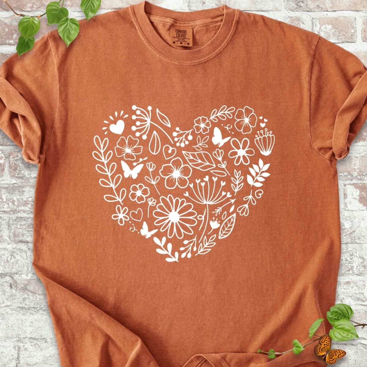Wildflowers Heart T-Shirt