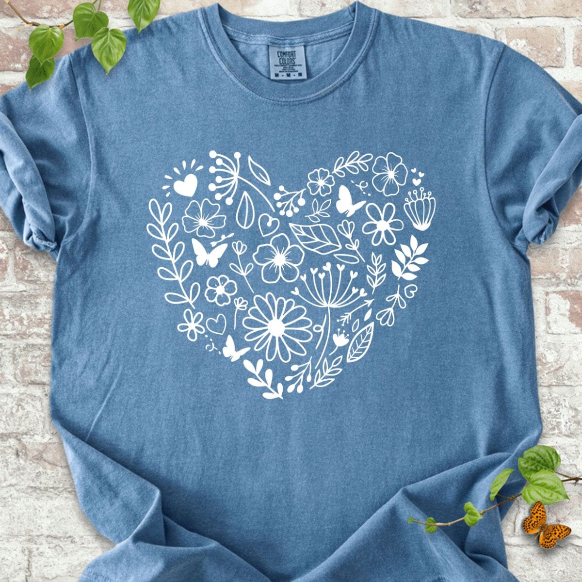 Wildflowers Heart T-Shirt