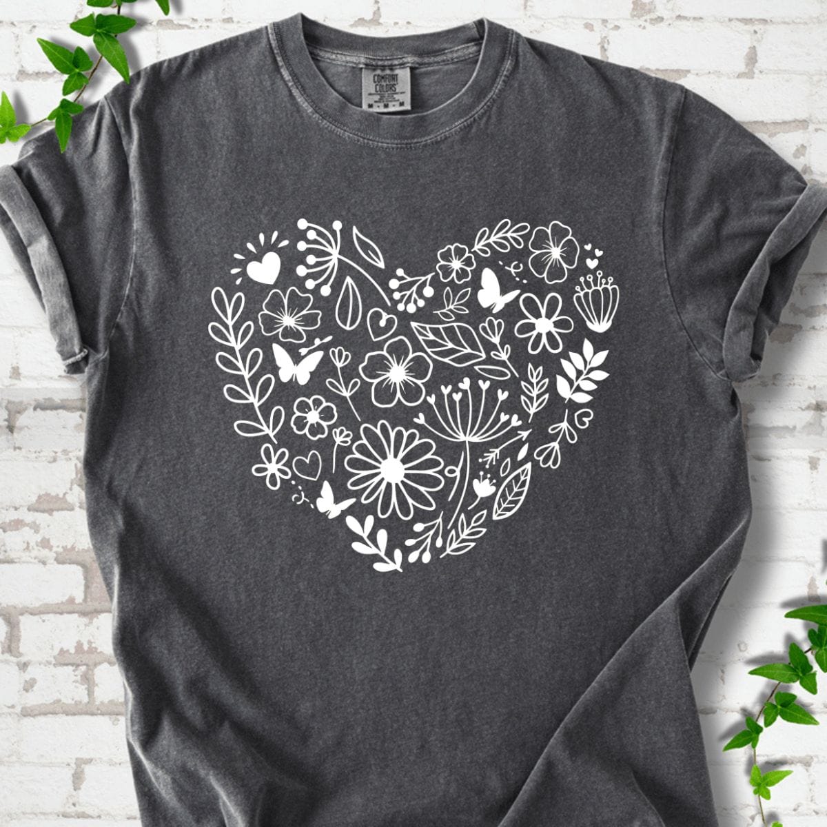 Wildflowers Heart T-Shirt