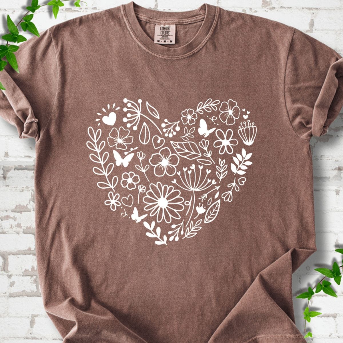 Wildflowers Heart T-Shirt