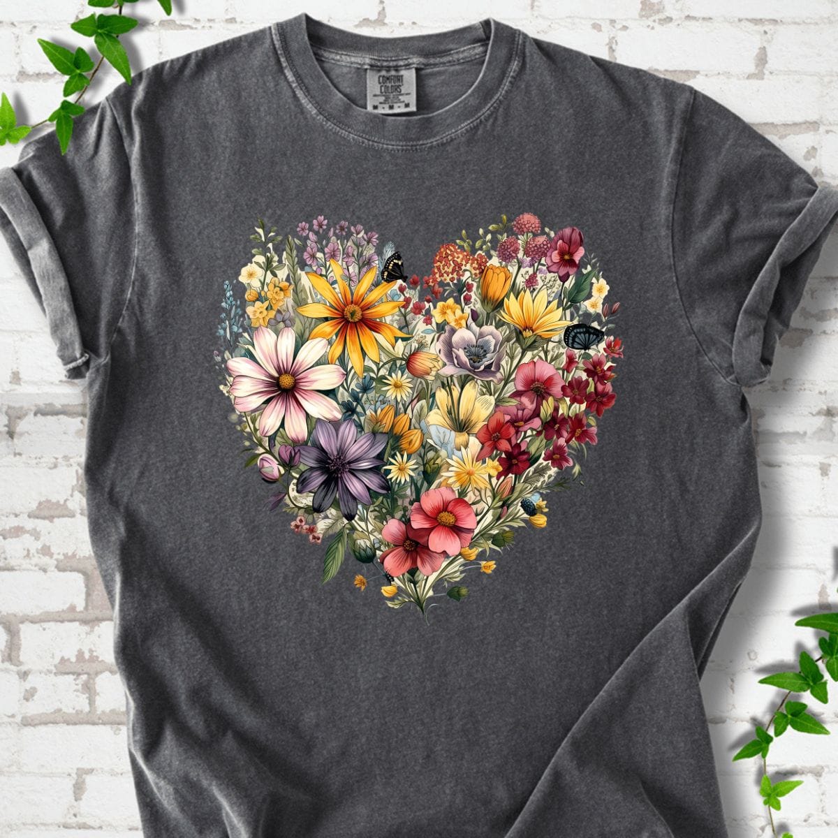 Wildflowers Heart T-Shirt